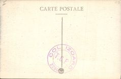VINTAGE POSTCARD Velo Cycles Cycling Refuge of the collar of Izoard and road of the Alps