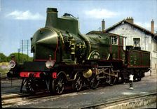 CPM Chemins de Fer Train Mulhouse Locomotive Coupe Vent C145 PLM