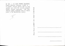 MODERN CARD Railroads Train Engine Express train Railway OG St Pierre Laval