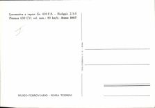 MODERN CARD Railroads Train Engine gr. 650 FS