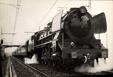 CPM Chemins de Fer Train 242 F Class 2001 Spanish National Railways Spain Espana
