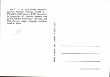 MODERN CARD Railroads Train 242 F Class 2001 National Spanish Railways Spain Espana