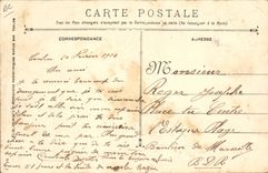 CPA Bateau Voilier Couronne Vaisseau Ecole de canonnage