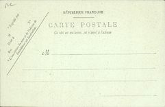 VINTAGE POSTCARD Sailing Bateau Algeciras old vessel has three bridges