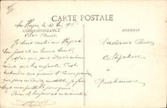 VINTAGE POSTCARD Sailing Boat Le Havre Three chechmates all sails outside