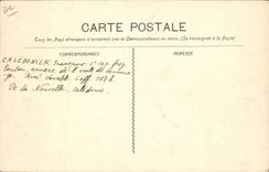 VINTAGE POSTCARD Sailing Boat Caledonien School of the Destroyers and quartermasters