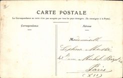 VINTAGE POSTCARD Aubenas the old castle Town hall Gendarmerie