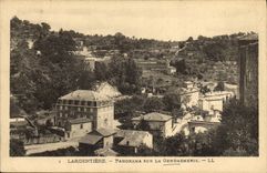 CPA Largentiere Panorama sur la gendarmerie 