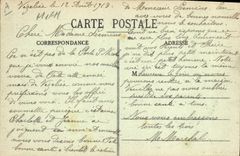 VINTAGE POSTCARD Velize Gendarmerie