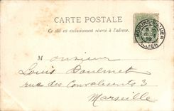 VINTAGE POSTCARD Moulins House of the Gendarmerie