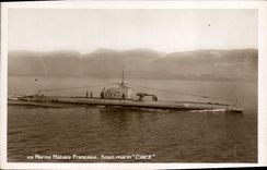 CPA Bateau Sous marin Marine Francaise Circe
