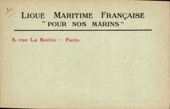 VINTAGE POSTCARD Boat Monge Submarine