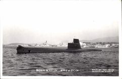 CPA Bateau Sous marin Espadon 
