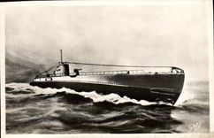 CPA Bateau Sous marin Casablanca 