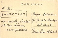 VINTAGE POSTCARD Boat Ajax Submarine