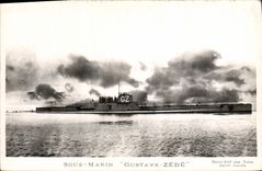 CPA Bateau Sous marin Gustave ZEde