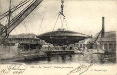 CPA Bateau Goubet Bateau Sous marin 