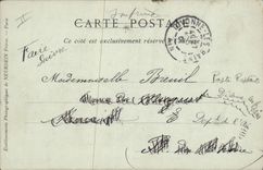 VINTAGE POSTCARD Theater Bordeaux Frontage of the large theater