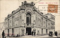 VINTAGE POSTCARD Beziers Music Hall of the Theater Varieties