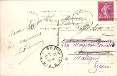 VINTAGE POSTCARD Vichy At the edge of I' Allier Loading For the Golf