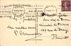 VINTAGE POSTCARD Vichy the Large Casino the Veranda