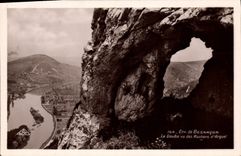 VINTAGE POSTCARD Env Of Besancon Doubs Seen Of the Rocks D' Arguel
