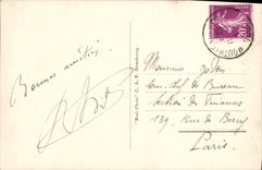 VINTAGE POSTCARD Env Of Besancon Doubs Seen Of the Rocks D' Arguel