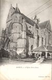 VINTAGE POSTCARD Moret the Notre Dame Church