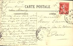 VINTAGE POSTCARD Lyon the Saone the Rhone