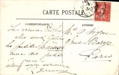 VINTAGE POSTCARD Vichy the Turn of the Clock