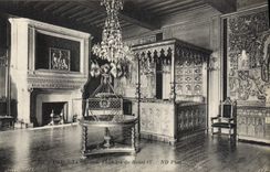 CPA Pau Le Chateau Chambre de Henri IV