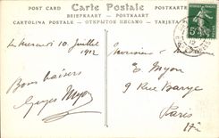 POSTAL Pau de la VENDIMIA el cuarto del castillo de Enrique IV