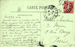 POSTAL Funculaire pesado de la VENDIMIA del pico de Jer la travesía