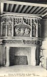 CPA Chateau de Blois Aile de Louis XII Cheminee de la salle des gardes