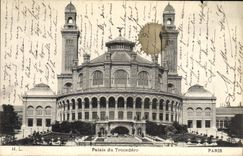 VINTAGE POSTCARD Paris Of Trocadero