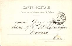 VINTAGE POSTCARD Paris Park Heap the colonnade