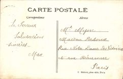 VINTAGE POSTCARD Nogent Perreux the island of love Boat Boat