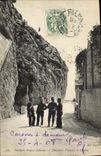CPA Douane Douanes Frontiere Franco italienne Douaniers francais et italiens
