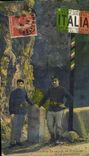 CPA Douane Douanes Douaniers Francais et italiens a la frontiere 