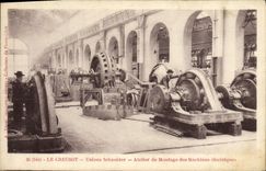 CPA Industrie Usines Schneider Atelier de montage des machines electriques