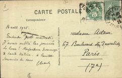 VINTAGE POSTCARD Industrie Machines Creusot Usines Schneider Fours has to puddle Bloom