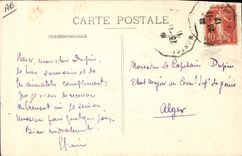 VINTAGE POSTCARD Industry Schneider Factories the large rolling mill Ingot of 50000 kilos leaving the furnace