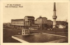 VINTAGE POSTCARD Industrie Machines Co of St Gobain Usine of Dunkirk