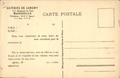 CPA Industrie Usine Acieries de Longwy Ateliers de mecanique et d'usinage