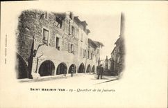 CPA Judaica Juif Saint Maximin Quartier de la Juiverie 