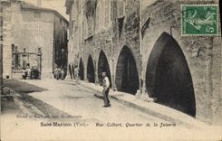 CPA Judaica Juif Saint Maximin Rue Colbert Quartier de la Juiverie 