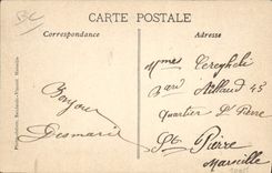 VINTAGE POSTCARD Jewish Judaica Holy Maximin Street Colbert District of Juiverie