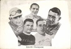 VINTAGE POSTCARD Velo Cycles Cycling Equips French