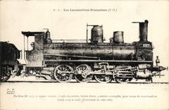 CPA Train Locomotive Machine 1257 a vapeur saturee