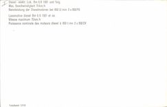 MODERN CARD Train Diesel loco Bm 6/6 1501 and S